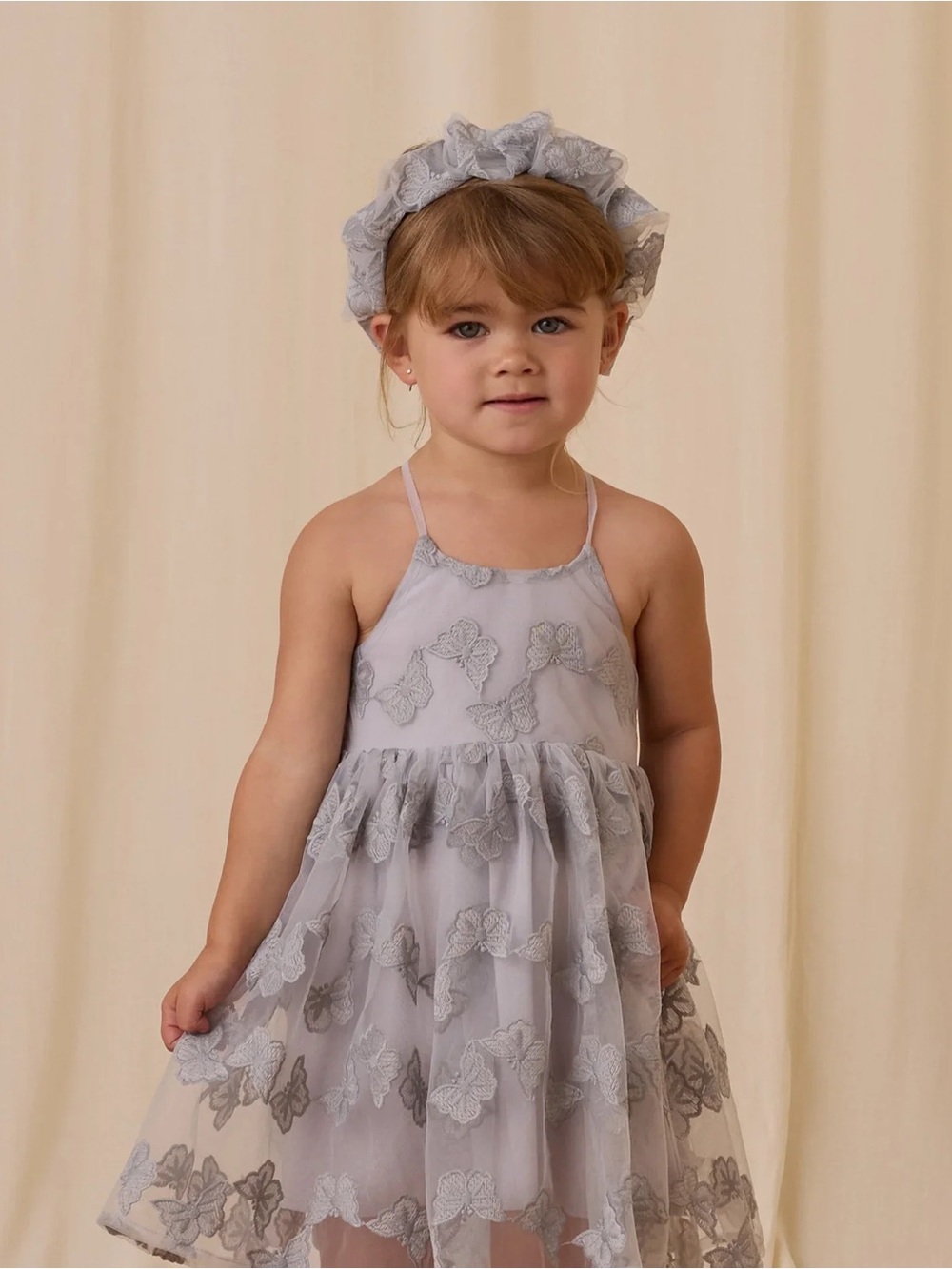 Morale Pippa dress in periwinkle, size 2T